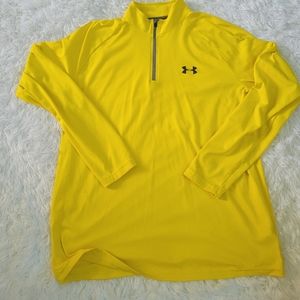 Under Armour  Heat Gear Yellow Running shirt